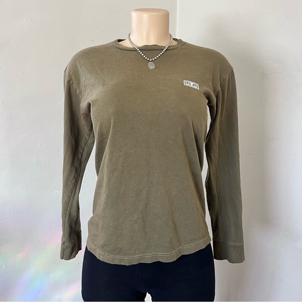 Obey Khaki Long Sleeve Top